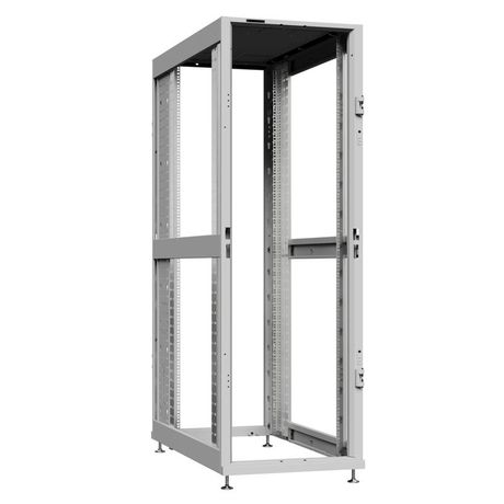 Шкаф серверный 42U 800х1200 передняя дверь: без. задняя боковые панели: цвет: серый RAL7035 - NS 8242.7000 SYSMATRIX