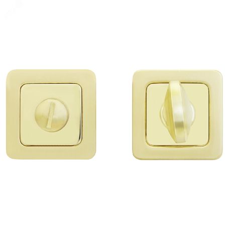 АЛЛЮР АРТ BK-S1 SB/PB (4176) золото матовое - 11455 Завертка-фиксатор сантехническая для защелок замков задвижек к ручкам ПТК