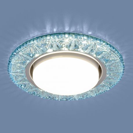 Светильник точечный встраиваемый 3022 GX53 BL лазурный | a037067 Elektrostandard