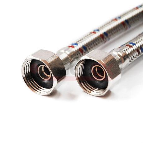 Подводка гибкая для воды 1/2дюйм В-В 80см (100) VALFEX S/S 80сm