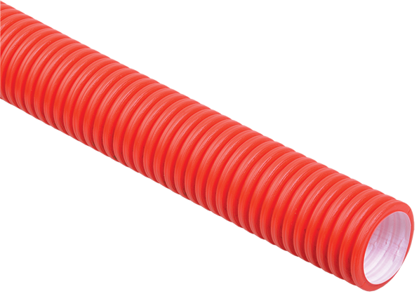 Труба гофрированная двустенная ПНД/ПВД d50мм красн. (уп.50м) IEK CTG12-050-K04-050 (ИЭК)