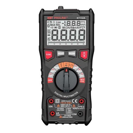 Мультиметр цифровой KT 132А серия PROLINE | 91917 КВТ