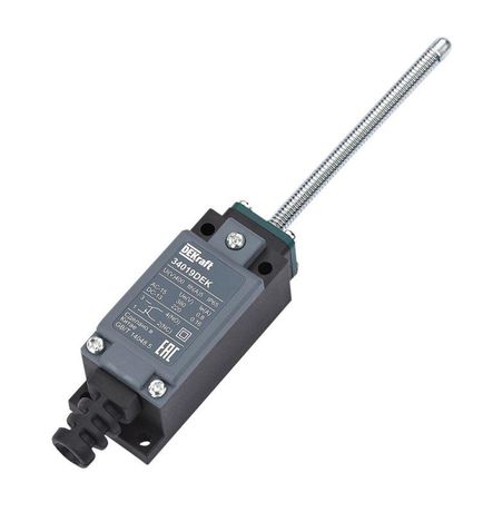 Выключатель концевой пласт. 1НО1НЗ Пружинный рычаг с пластиковым наконечником - 34019DEK APC