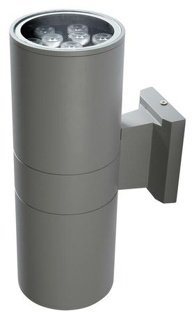 Светильник светодиодный архитектурный PWL-300110/30D 2х9Вт 6500К GR IP65 фасадный исполнение двухсторон. сер. Pro JazzWay 2857941B