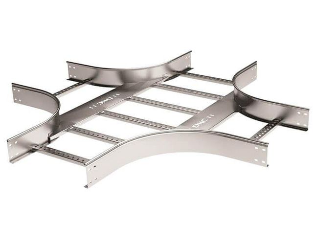 Ответвитель Х-образный 50х500 R300 лонжерон 1,5 мм горячеоцинкованный крепежные элементы соединительные пластины - LIX5305KHDZ ДКС