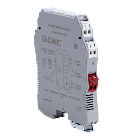 Преобразователь сигнала DSI, 1 вход 4…20 мА, 2 выхода мА | DSI-A1-1211 DKC ДКС