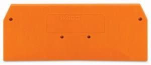 Пластина торцевая промежут. оранж. 2.5мм (уп.25шт) WAGO 281-326