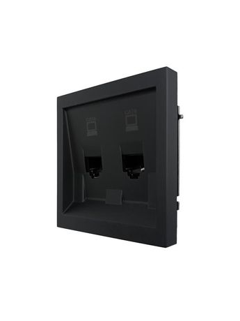 Розетка компьютерная 2-м СП ZIMA IP20 RJ45 с модулем кат.6 механизм черн. бархат LEZARD 704-4288-142 LEZARD арт. 704-4288-142