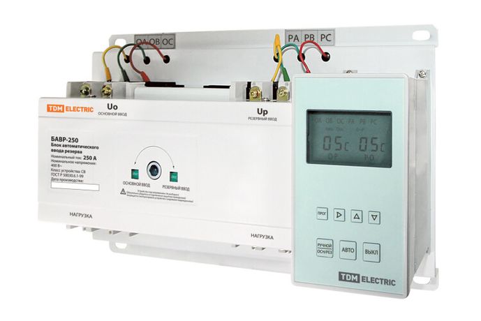 Блок автоматического ввода резерва БАВР 3П 250А | SQ0743-0004 TDM