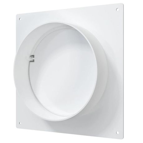 Площадка торцевая SKNPO фланец d125 соединитель обр.клапан 165х150 пластик ERA 12.5SKNPO ЭРА