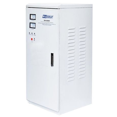 Стабилизатор напряжения RUCELF электромеханический однофазный 20 кВА напольный - SDV-20000