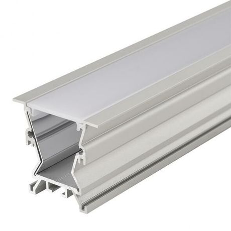 Профиль с экраном ALU-WIDE-FL-H35-2000 ANOD+FROST 2м алюминий Arlight 027887