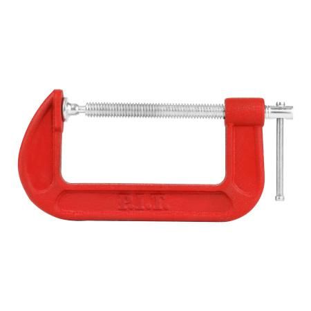 Струбцина винтовая (тип G, 125 мм, металлическая рукоятка) - HCLG01-0125 PIT