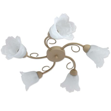 Светильник НСБ-01-5х60-116 Е14 Катрин 151беж. муар (Плафон 62333) индивидуальная упаковка - 1005403922 Элетех