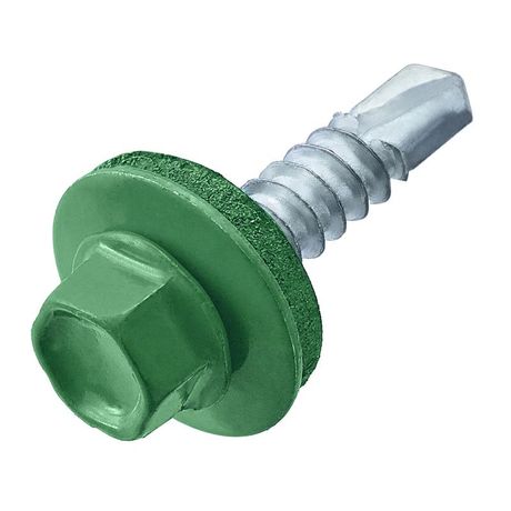 Саморез кровельный 5.5х19 RAL 6002 лиственно-зел. (коробка) (уп.70шт) СТРОЙМЕТИЗ 2180214