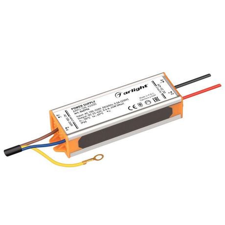 Блок питания ARPJ-SN-42600 (24W, 23-42V, 600mA) (Arlight, IP65 Металл, 3 года) | 040796 Arlight