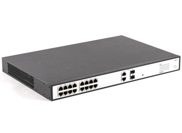 Коммутатор SKAT PoE 260Вт Порты:16-РоЕ, 2-Uplink, 2-SFP - 2034 Бастион
