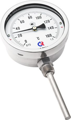 термометр биметаллический радиальный коррозионностойкий бт-52.220 0-250с 1/2' 100 кл.1,5 - 00000013675 РОСМА