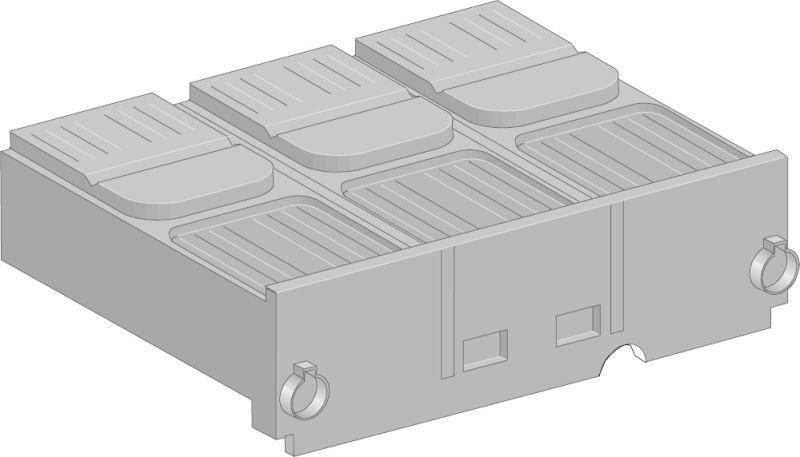 Заглушка короткая клеммная 3P (250) SE SPD-STC-02 APC