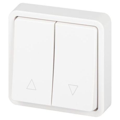 Переключатель Эксперт 11-1528-01 для жалюзи кнопочный IP55, 10АХ-250В, СУ, белый - Б0063249 ЭРА