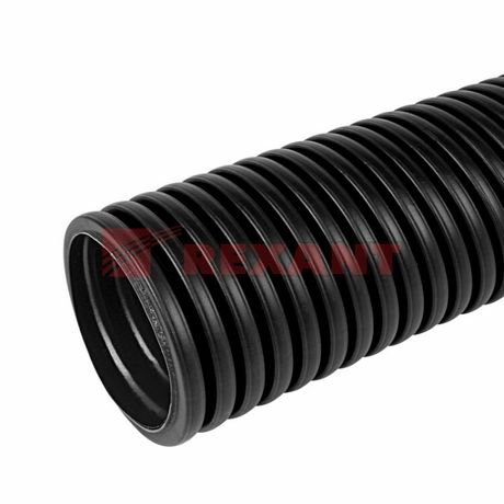 Труба автомобильная гофрированная ПП, Ø 9,8 мм, неразрезная, бухта 50 м/уп. | 15-1052 Rexant MEET