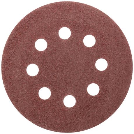 Круг шлифовальные с отверстиями (липучка) алюминий-оксидные 125мм Р 60 (уп.5шт) MOS 39833М