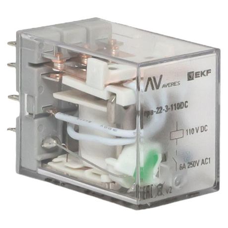 Реле промежуточное RPA 22/4 5A 110В DC AVERES |rpa-22-4-110DC| EKF