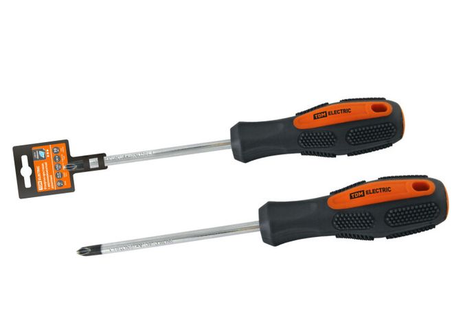 Отвертка крестовая двухкомпонентная, CR-V тип PH1x150, серия "Алмаз" | SQ1006-1105 TDM