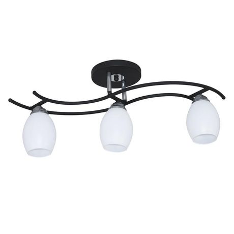 Светильник Стиль 131 (Плафон 8368) НПБ 01-3х60-178 Е27 [ИМ] люстра реновация черн. Элетех 1005405416