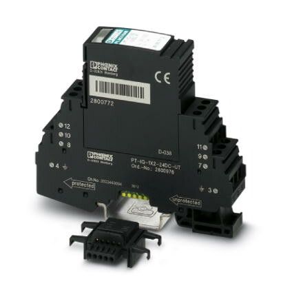Устройство защиты от перенапряжений PT-IQ-1X2-24DC-UT | 2800976 Phoenix Contact