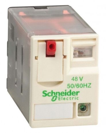 Реле промежуточное RXM 12А 230В 2ПК с индикацией без розетки - RXM2AB2P7 Schneider Electric