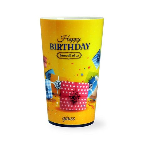 Светильник настольный Стакан с подсветкой модель LCUP Birthday 3XLR44 LED | LC002 Gauss