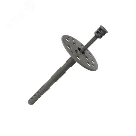 Дюбель д/изоляции Daxmer IZL-T 10х220 (250 шт) с металлическим гвоздем термоголовкой - 00000435500 Руфкомплект