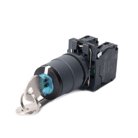 Переключатель модульный SB5 в сборе 22мм 3поз. с фиксацией ключ 2НО SE SB5AG03 APC