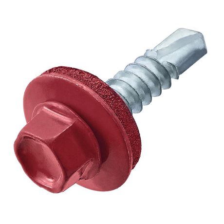 Саморез кровельный 4.8х35 RAL 3011 корич./красн. (европодвес) (уп.15шт) СТРОЙМЕТИЗ 2100031