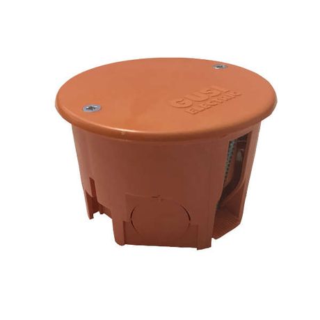 Коробка распределительная круглая 68х45, для полых стен, IP20, СП, негорючая, ПВ-0, оранжевый - С3В70КГ Нг GUSI Евро