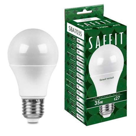 Лампа светодиодная LED 35вт Е27 теплый - SBA7035 FERON 55197