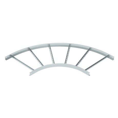 Угловая секция 90° лестничного лотка 60х600 мм R=500 (LB 90 660 R5 FS) | 6211430 OBO Bettermann