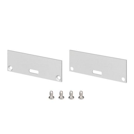 Заглушка LINIA60-FANTOM с отверстием (ARL, Алюминий) |046412 | Arlight