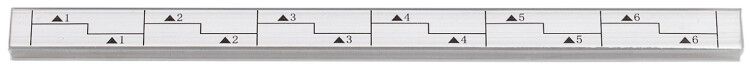 Панель маркировочная на 10 пар плинтов Krone сер. ITK MP10P-0135 IEK