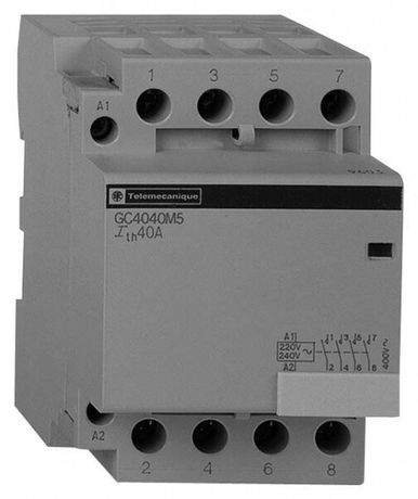 МОДУЛЬНЫЙ КОНТАКТОР 4 ПОЛЮСА (4НЗ).63А. ЦЕПЬ УПРАВЛЕНИЯ 24В 50ГЦ | GC6304B5 Schneider Electric APC