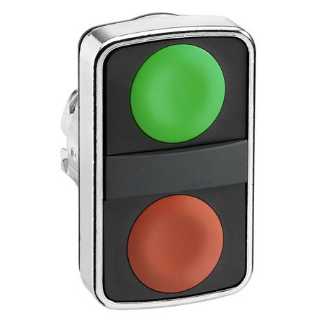 ГОЛОВКА КНОПКИ ДВОЙНАЯ БЕЗ МАРКИРОВКИ ZB4BA7340 | Schneider Electric