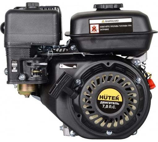Двигатель бензиновый GE-170F-19 | 70/15/1 HUTER