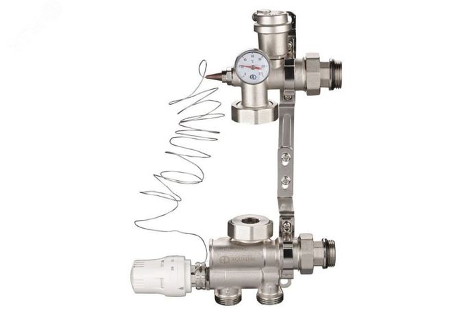 Узел насосно-смесительный универсальный с байпасом - 02731 AQUALINK