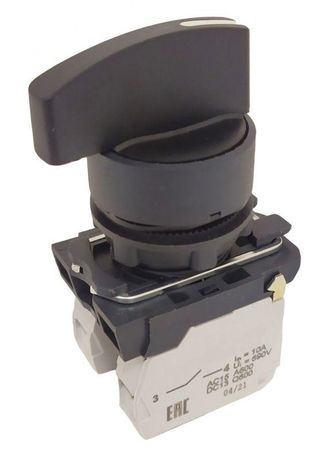 Переключатель КПЕ 2540 -Д УХЛ2 4но+0нз удлиненная ручка с фиксацией на 3 положения IP54 черн. Электротехник ET099208