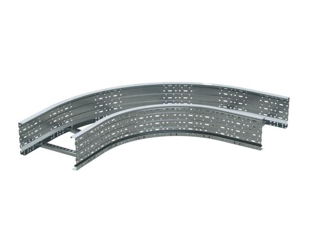 Угол лестничный 90 градусов 150x600, R600, горячий цинк | ULD656R600HDZ DKC ДКС