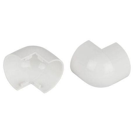 Внешний угол OC-KK-20-12-FW для полукруглого кабель-канала белый 20х12мм 2шт/комплект | Б0064961 ЭРА