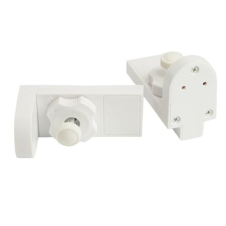 Коннектор (адаптер) для установки LED лампы Т8 G13 на однофазный шинопровод Feron белый (комплект 2шт) - LD1016 51037