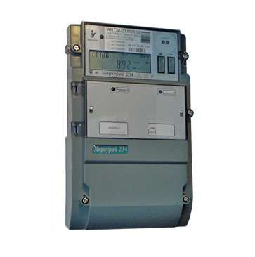 Счетчик Меркурий 234 ARTM-03 PB.G 3ф 5-10А класс точн. 0.5S/1.0 многотариф. оптопорт RS-485 GSM на панель ЖКИ Моск. вр. Инкотекс М0000000849