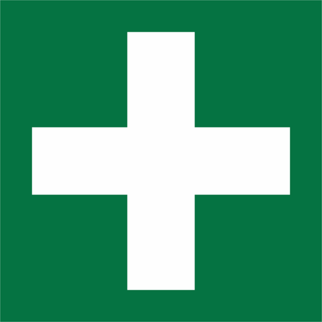 Знак безопасности BL-2020B.C08 "Медпункт" Белый Свет a30297 BS